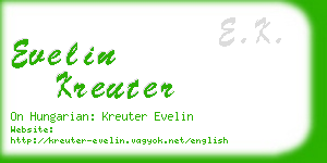 evelin kreuter business card